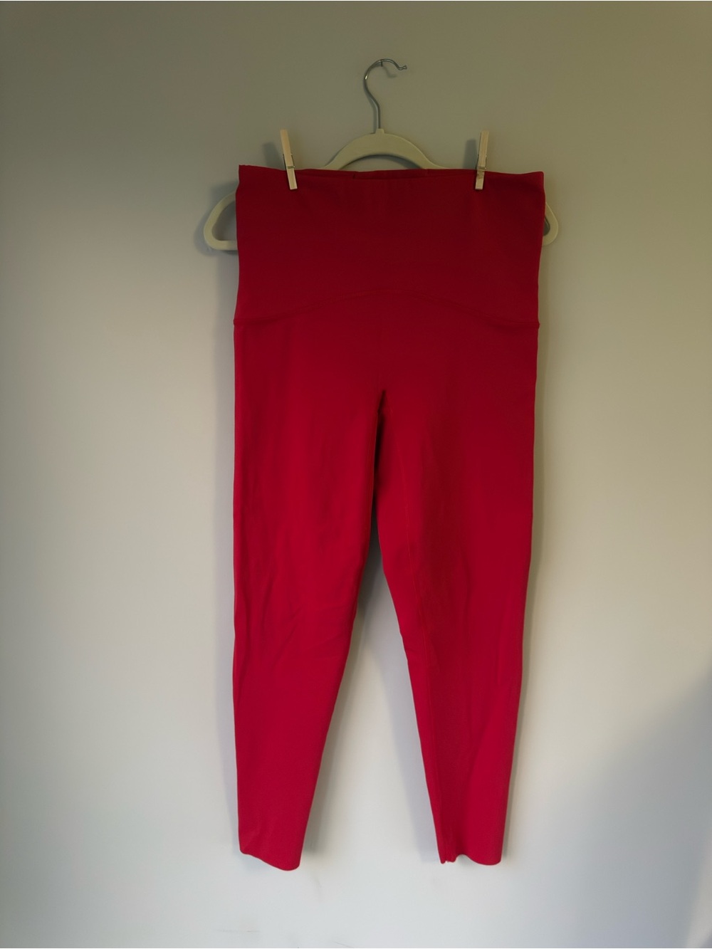 SPANX Red High-Waist Sculpting Leggings